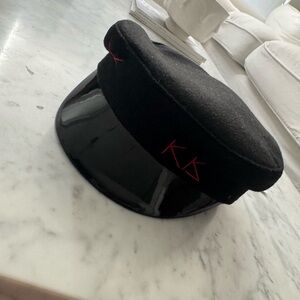 Black and Red Women's Cap